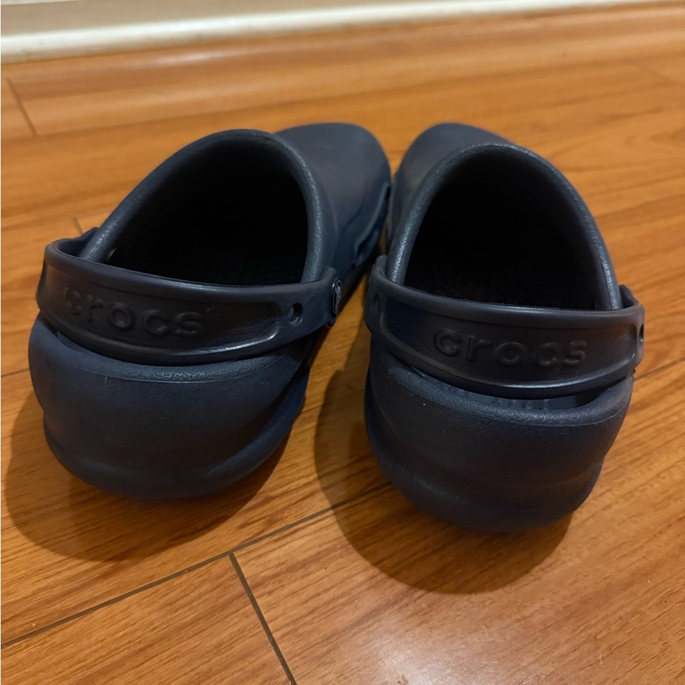 CROCS Blue Mules and Clogs with Ventilation and Sturdy Sole